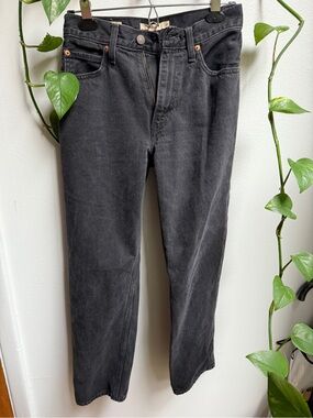Levi's Black Straight Leg Jeans
